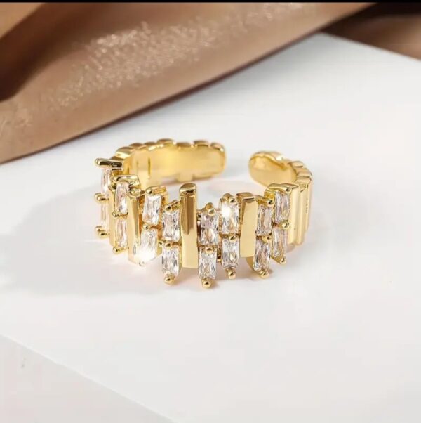 Baguette Charm Ring